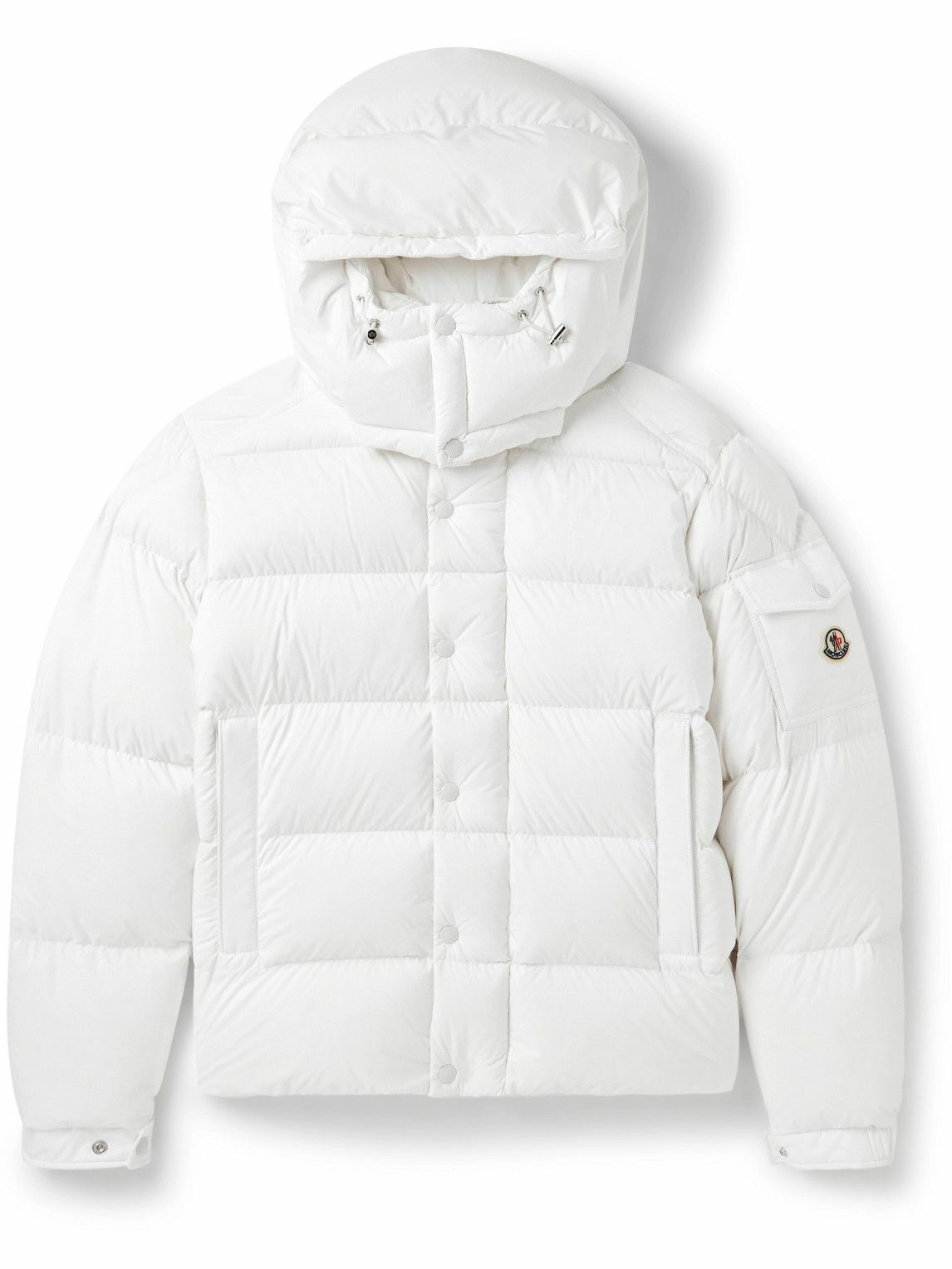 Moncler Veyre Cuffed Hooded Down Jacket Moncler