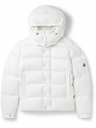 Moncler - Vezere Logo-Appliquéd Quilted Nylon Hooded Down Jacket - White