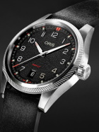 Oris - ProPilot Date Automatic 41mm Stainless Steel and Leather Watch, Ref. No. 01 733 7805 4164-07 6 20 04LC