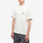Fred Perry Authentic Men's Tipped Pocket T-Shirt in Ecru