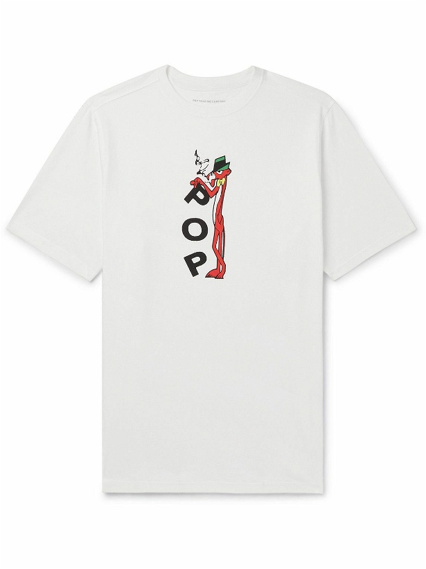Photo: Pop Trading Company - Cool Cat Printed Cotton-Jersey T-Shirt - White