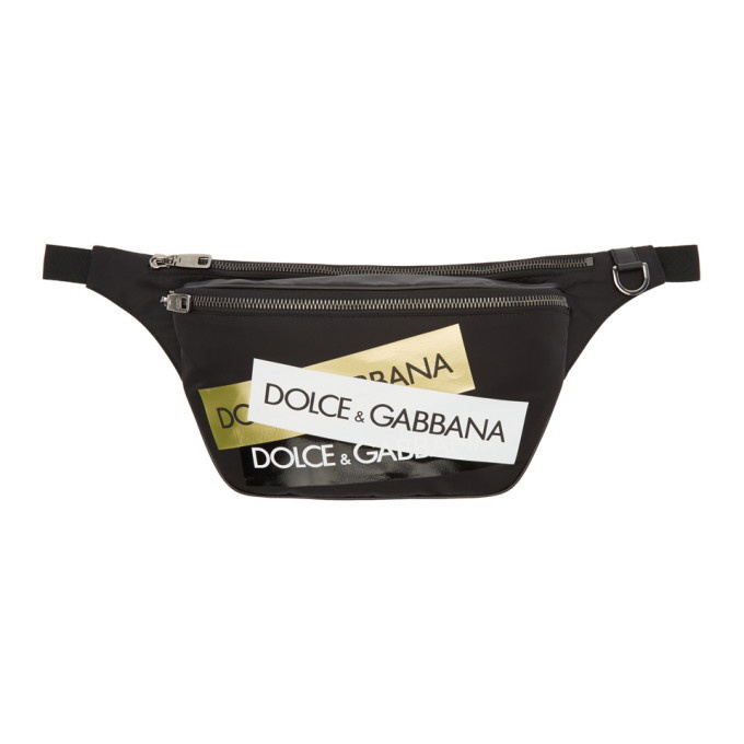 Photo: Dolce and Gabbana Black Logo Street Pouch