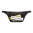 Dolce and Gabbana Black Logo Street Pouch