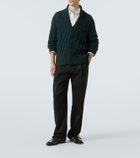 Zegna Cable-knit cashmere cardigan