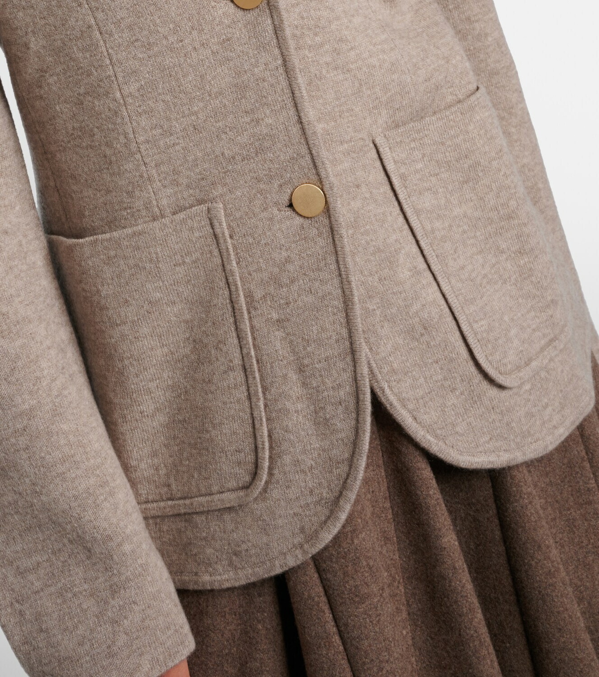 Jardin des Orangers Wool and cashmere blazer
