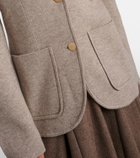 Jardin des Orangers Wool and cashmere blazer
