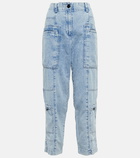 Proenza Schouler - Chambray high-rise cargo jeans