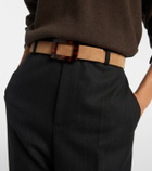 Roger Vivier Belle Vivier suede belt