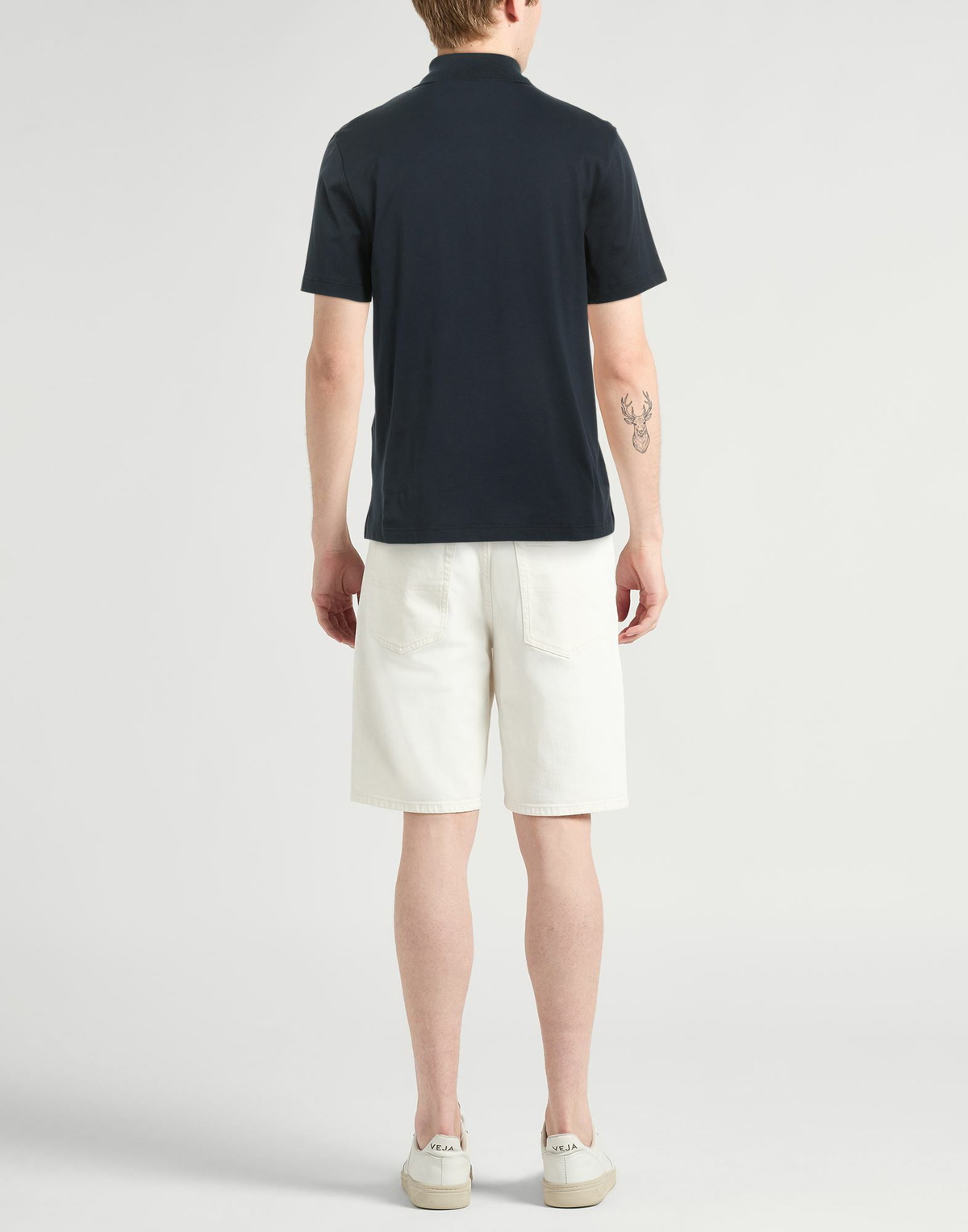 Brioni Mens Polo shirt Midnight in Blue
