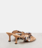 Jimmy Choo Freja 70 sequined suede thong sandals