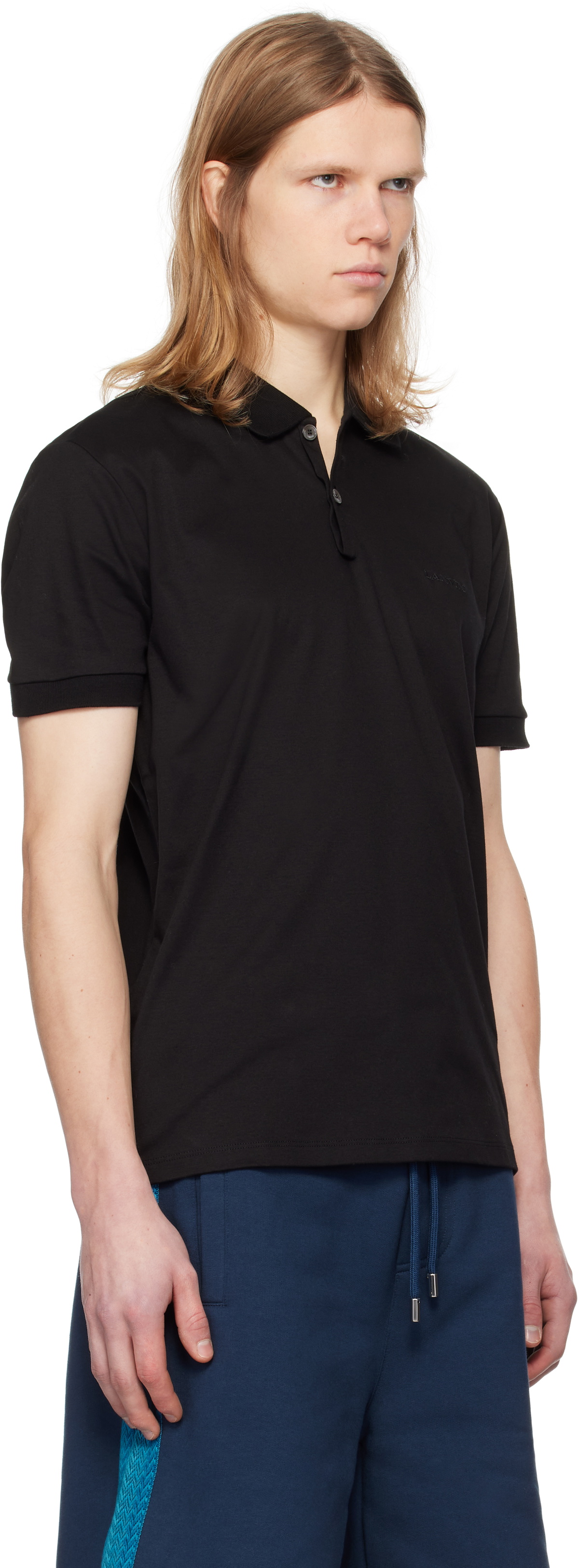 Lanvin Black Regular Polo