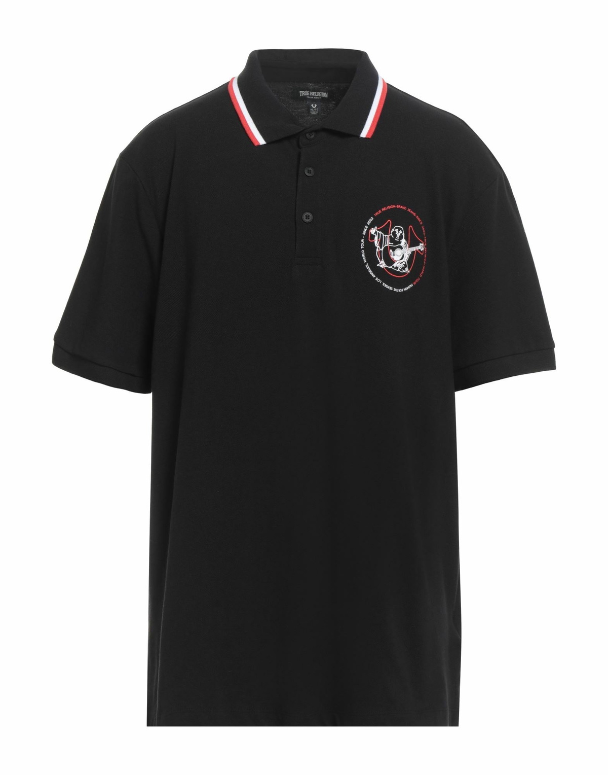 True Religion Mens Polo shirt in Black