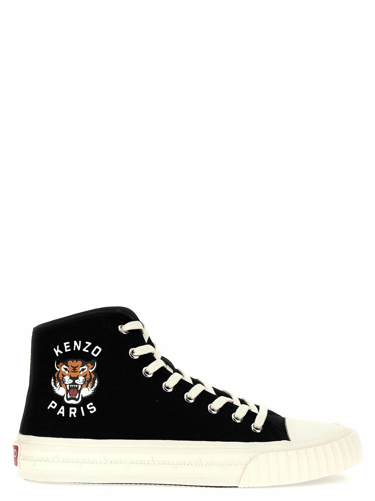 KENZO☆foxy ハイトップ キャンバス スニーカー♪【送料込】 Kenzo Off-White Kenzo Paris Foxy Canvas Sneakers Kenzo