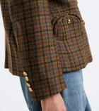 Blazé Milano Amandira Shelley checked virgin wool blazer