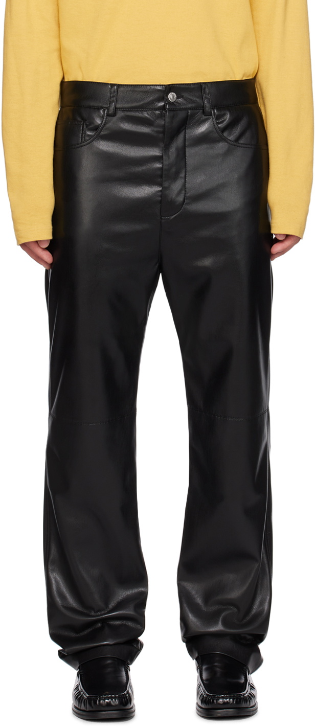 Nanushka Black Aric Trousers