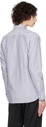 Filippa K White & Blue Striped Shirt