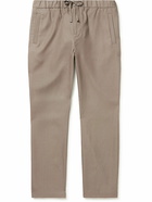 Frescobol Carioca - Oscar Straight-Leg TENCEL Drawstring Trousers - Brown