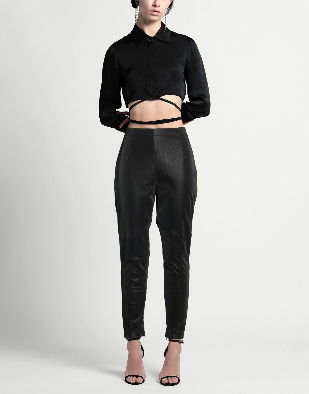 Alessia Santi Womens Pants in Black