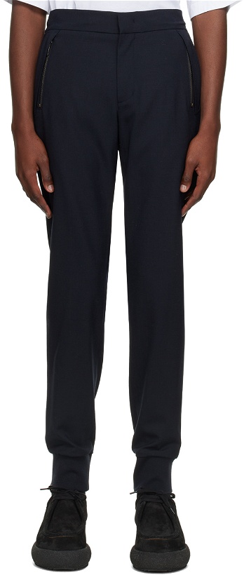 Photo: Wooyoungmi Navy Zip Pocket Trousers