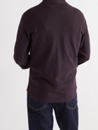 LORO PIANA - Cotton-Piqué Shirt - Burgundy