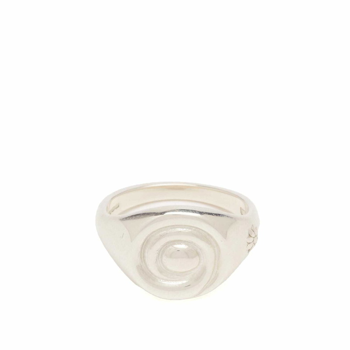 Photo: Alec Doherty Snail Ring in Silver/Diamond