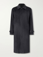 NN07 - Gibson 80040 Brushed Wool-Blend Flannel Coat - Gray