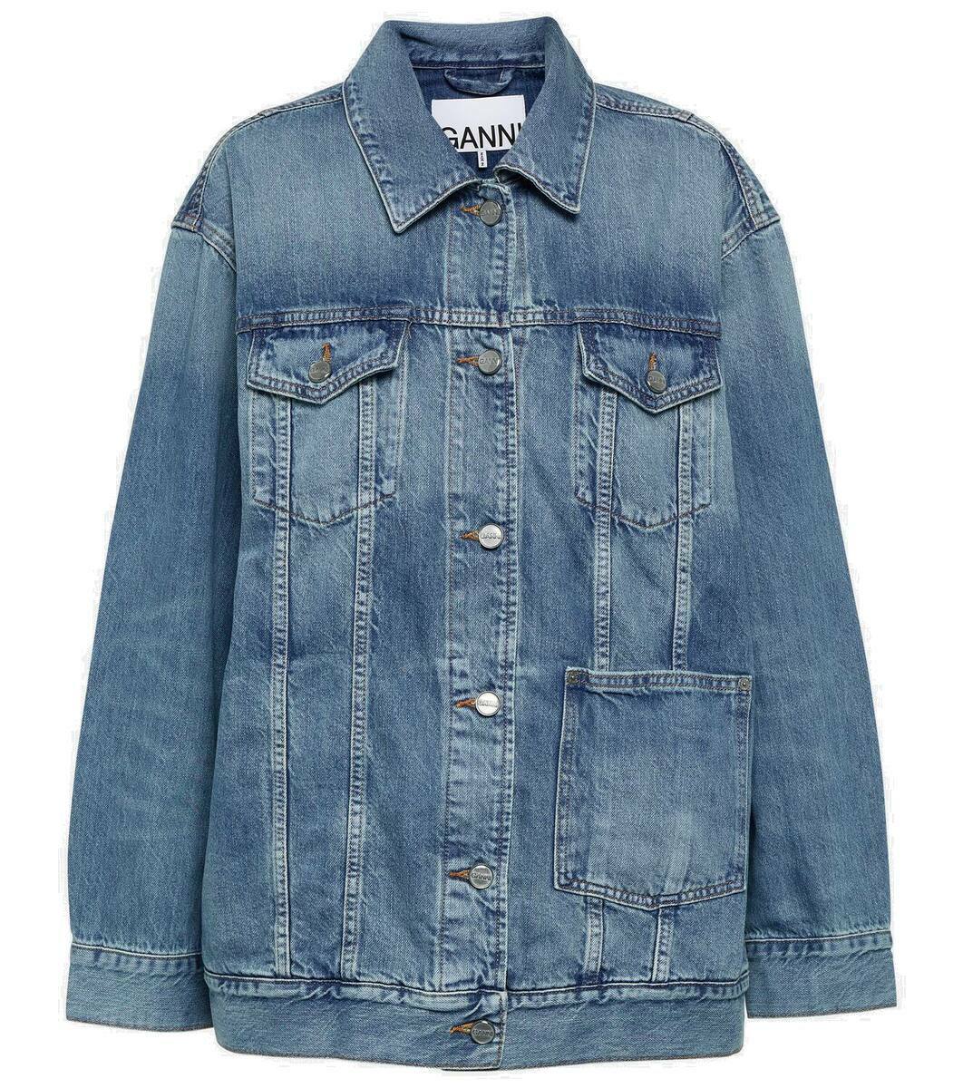 Ganni Oversized denim jacket GANNI