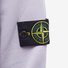 Stone Island Men's Snap Neck Popover Hoodie in Lavender