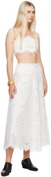 ZIMMERMANN White Ottie Maxi Skirt