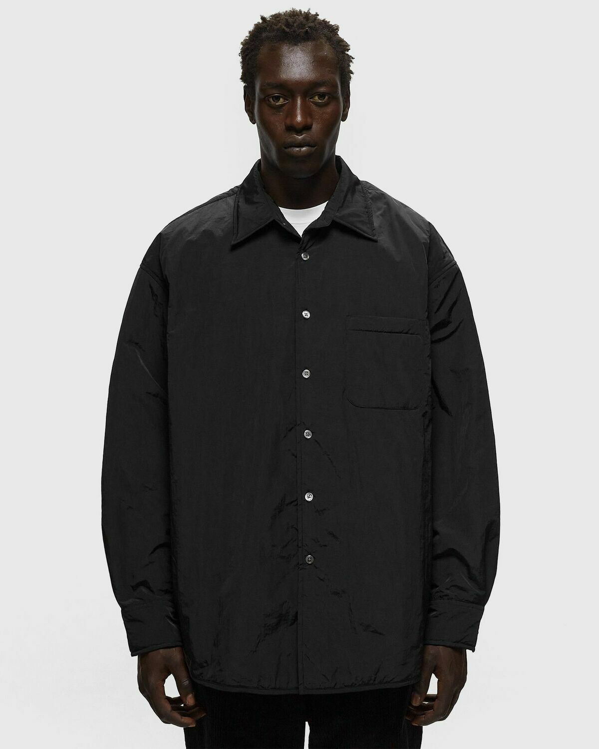 Our Legacy Tech Borrowed Jacket Black - Mens - Overshirts Our Legacy