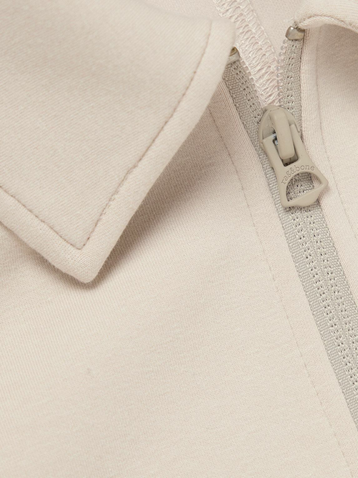 Rag & Bone - Melrose Cotton-Blend Ponte Track Jacket - Neutrals