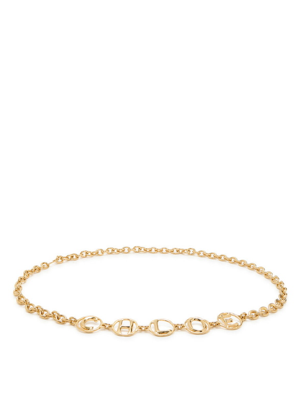 Photo: Chloe The Chloé Script Chain Belt - Gold - One Size