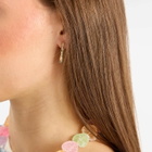 Crystal Haze Women's Single Pin Up Earrings in Rainbow 