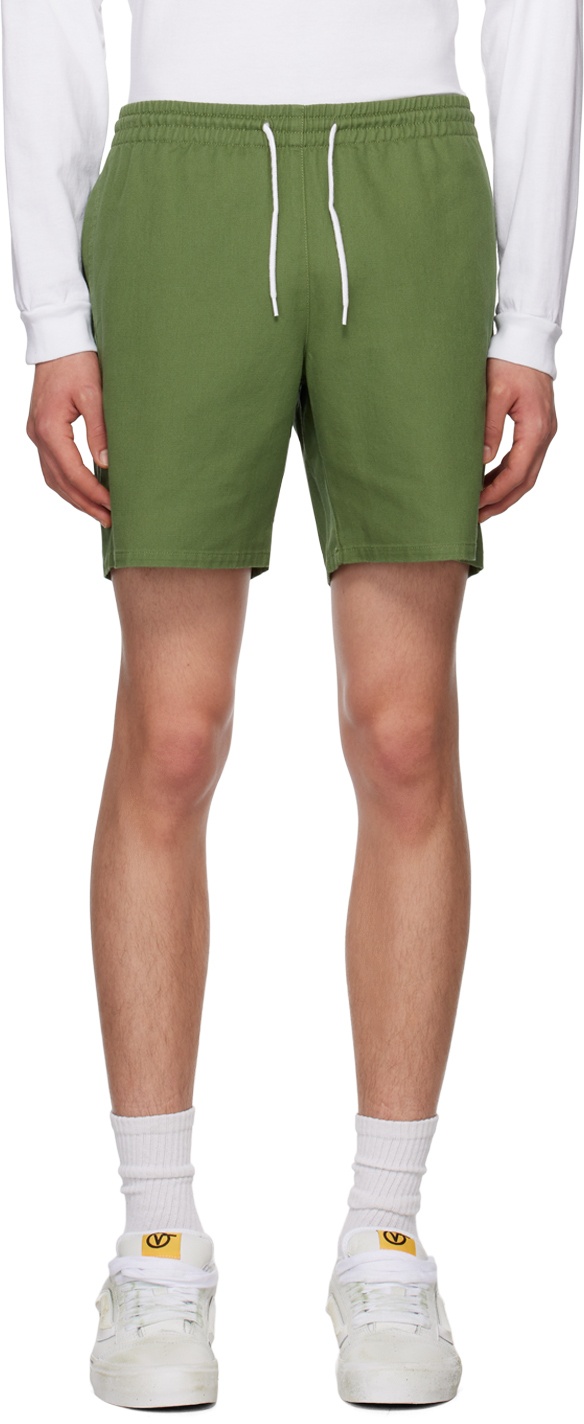 Green Paisley Swim Shorts by Noah on Sale