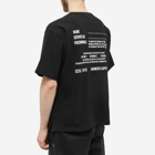 FrizmWORKS Men's Service Label T-Shirt in Black