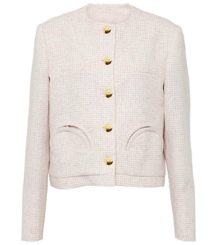Photo: Blazé Milano Shamo linen-blend bouclé jacket