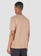 Athletic Jersey Combed T-Shirt in Brown