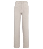 Deveaux New York - Pearl wool and cashmere pants