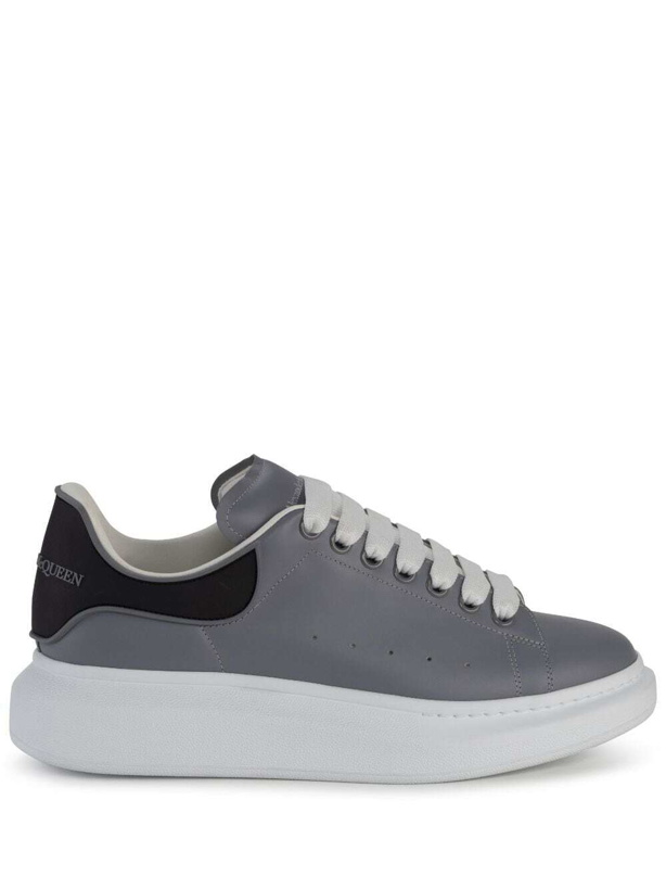 Photo: ALEXANDER MCQUEEN - Oversized Leather Sneakers