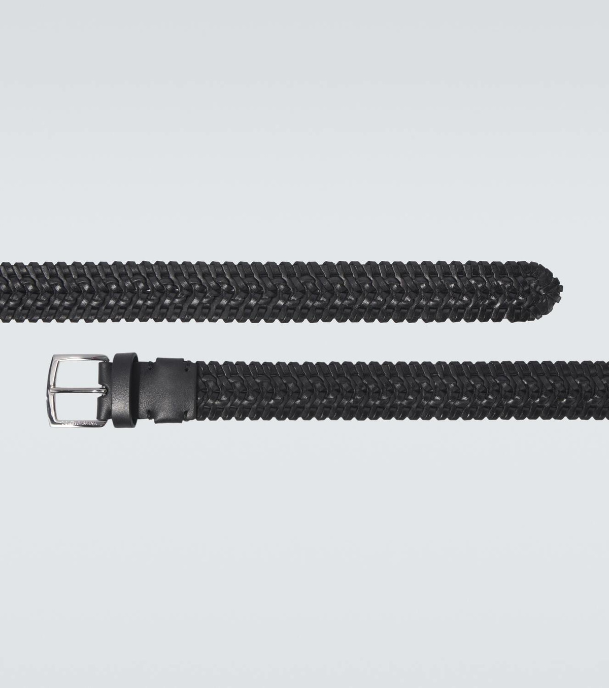 Dolce&Gabbana Braided leather belt