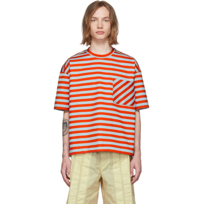Photo: Jil Sander Orange Stripe T-Shirt