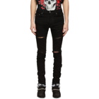 AMIRI Black Thrasher Plus Jeans