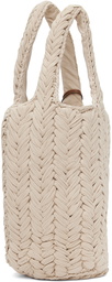 JW Anderson SSENSE Exclusive Beige Apple Knitted Tote