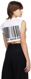 VTMNTS White Big Barcode Tank Top