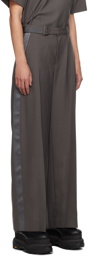 sacai Taupe Suiting Trousers
