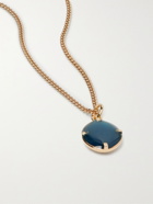 Miansai - Portal Gold Vermeil and Enamel Necklace