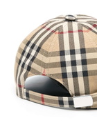 BURBERRY - Vintage Check Motif Baseball Cap