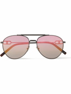 Dior Eyewear - CD Link R1U Aviator-Style Gunmetal-Tone Sunglasses