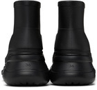 Balenciaga Black Crocs Edition Ankle Boots