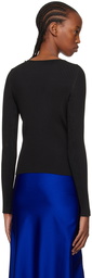 Coperni Black Cutout Long Sleeve T-Shirt